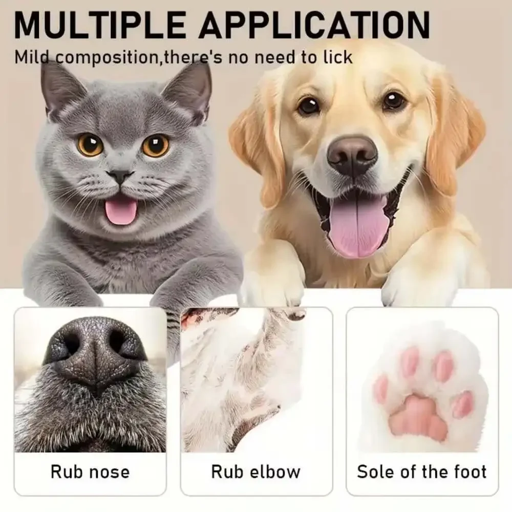 45G Dog Nose and Paw Balm Dog Paw Cream Cats Dogs Paw Protector Cream Pet Feet M